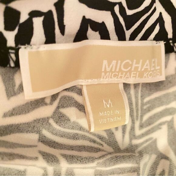 🛍️Michael Michael Kors 🎀Women’s Zebra Border Print Size Medium Skirt 💥 - Picture 9 of 9